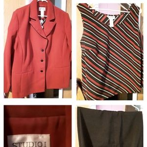 3 piece woman's suitcoat